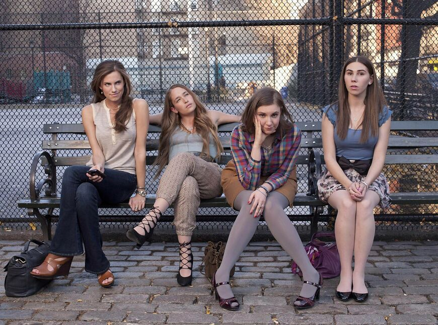 The cast of "Girls"